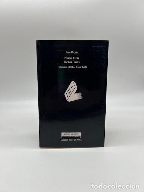 Libri di seconda mano: BROSSA, Joan - Poemes Civils. Poemas Civiles.