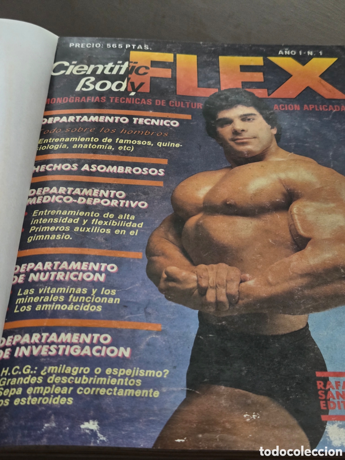 Libros: 2 tomos revistas de culturismo,encuadernadas,a&ntilde;os 80