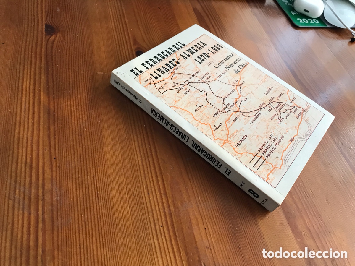 Libros: El ferrocarril Linares-Almer&iacute;a 1870-1934. Constanza Navarro de O&ntilde;a