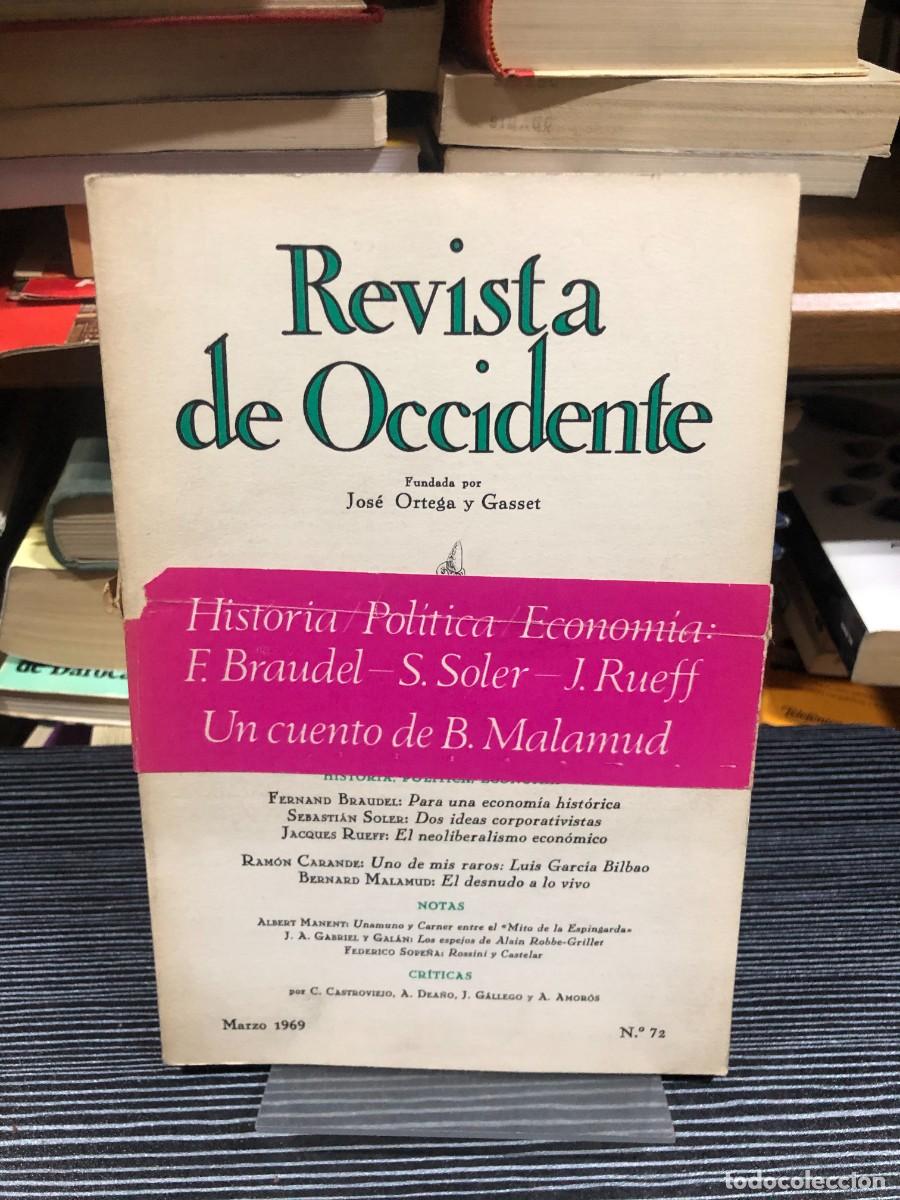 Libros: Revista de Occidente (N.&ordm; 72 - Mar. 1969)