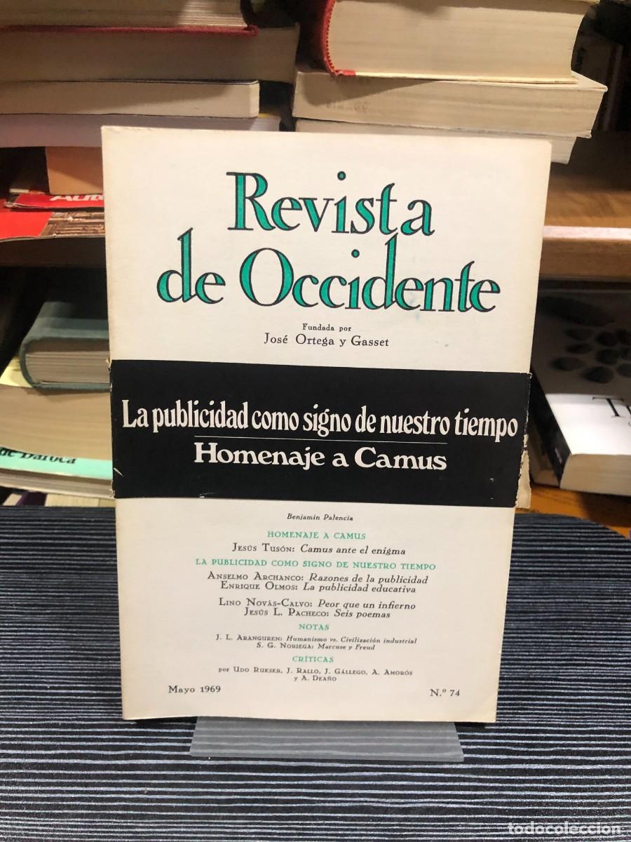 Libros: Revista de Occidente (N.&ordm; 74 - May. 1969)