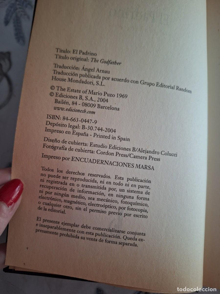 Libros: Libro el padrino Mario puzo - Foto 5