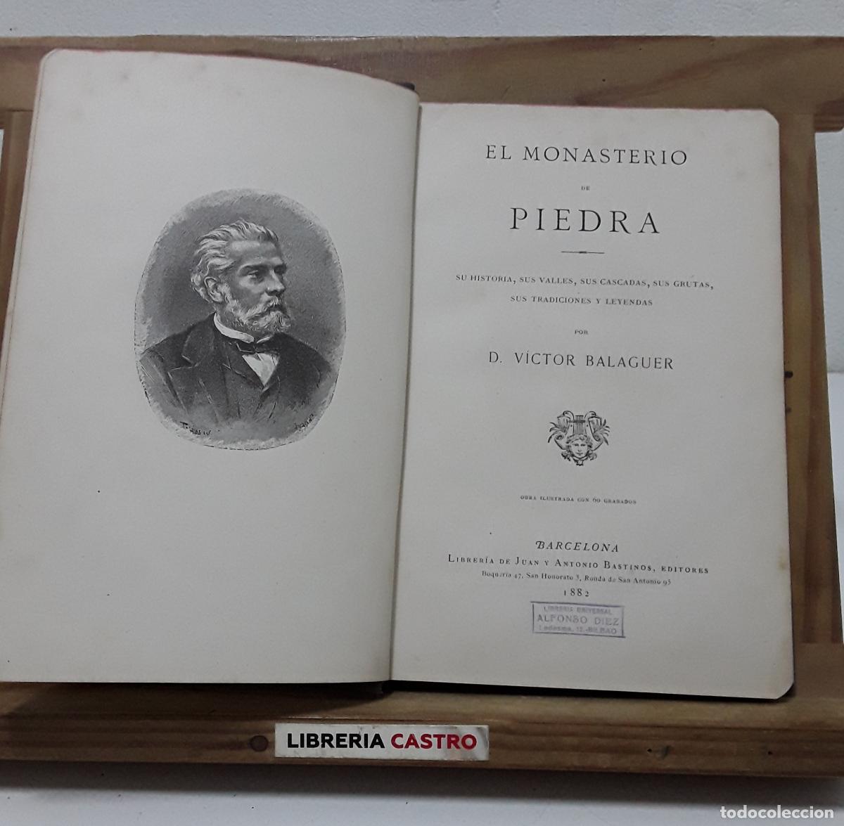 Libros: El Monasterio de Piedra. Su historia, sus valles, sus cascadas, sus grutas, sus tradiciones y leyend