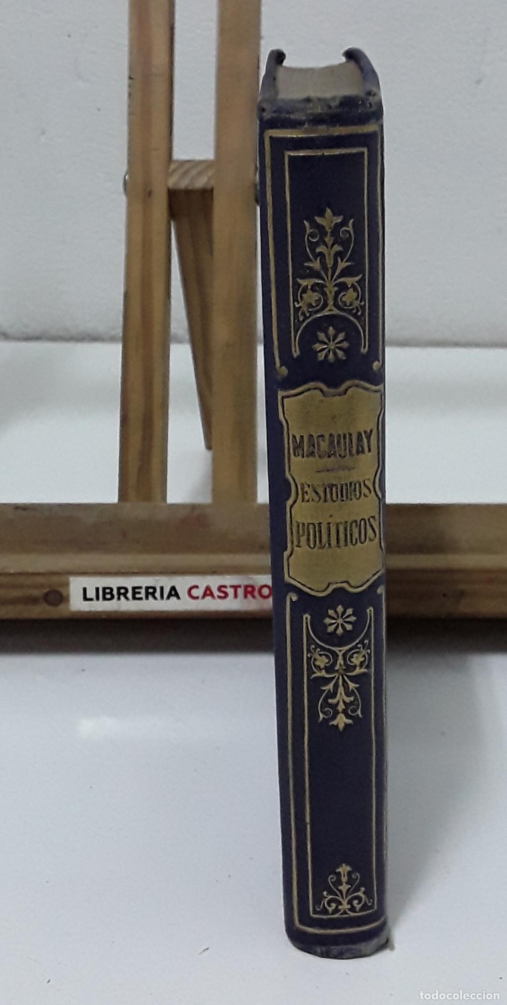 Libros: Estudios pol&iacute;ticos. Lord Macaulay - Lord Macaulay. - Foto 4