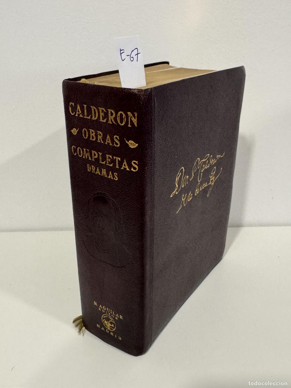 Libros: de la BARCA, Calder&oacute;n. - Obras Completas. Dramas.