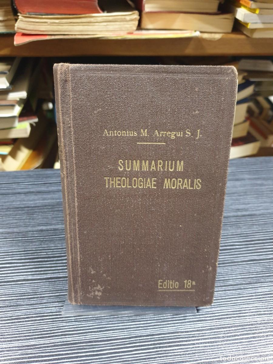 books: Summarium Theologiae Moralis (1948) Antonio M. Arregui, S.I.