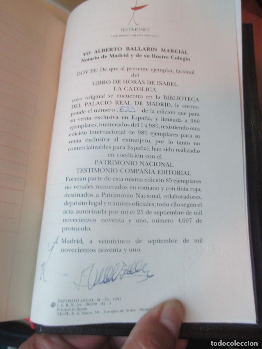 Libros: Libro de horas de Isabel La Cat&oacute;lica ( Facsimil + estudio) W41377 - Foto 10