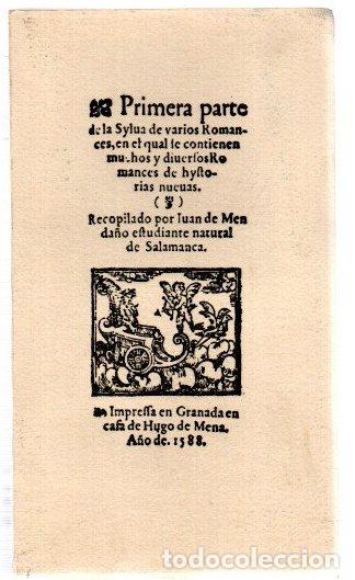 Libri di seconda mano: Silva de varios romances - Menda&ntilde;o, Juan de