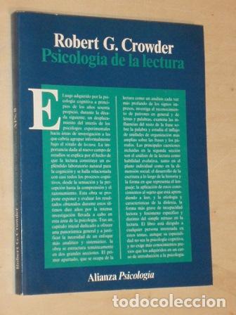 Libri di seconda mano: PSICOLOG&Iacute;A DE LA LECTURA - Crowder, Robert G.