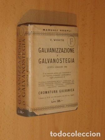 Libri di seconda mano: GALVANIZZAZIONE O GALVANOSTEGIA - Pulitura e verniciatura dei metalli - Quinta edizione completament