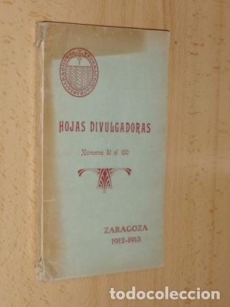 Libri di seconda mano: HOJAS DIVULGADORAS - N&uacute;meros 51 al 100 - 1912-1913 - VV. AA.