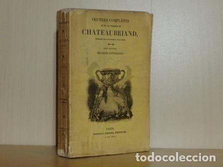 B&uuml;cher: OEUVRES COMPL&Egrave;TES - Tome Huiti&egrave;me VIII - M&eacute;langes Litt&eacute;raires - Chateaubriand