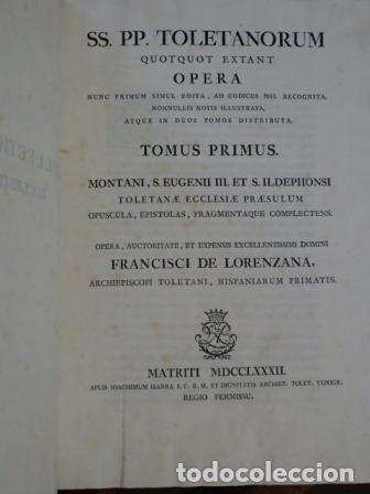 Libri di seconda mano: SS. PP. TOLETANORUM QUOTQUOT EXTANT OPERA NUNC PRIMUM SIMUL EDITA, AD CODICES MSS. RECOGNITA, NONNUL