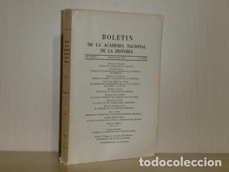 B&uuml;cher: BOLET&Iacute;N DE LA ACADEMIA NACIONAL DE LA HISTORIA - A&ntilde;o XXXIII - Buenos Aires, 1956 - N&ordm; XXVII - VV. AA