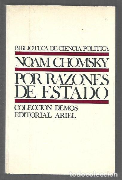 Libros: POR RAZONES DE ESTADO - CHOMSKY, NOAM - Foto 1