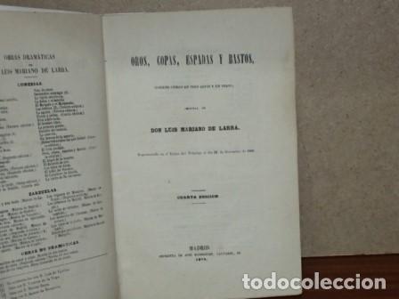 Libros: OROS, COPAS, ESPADAS Y BASTOS - Larra, Luis Mariano de