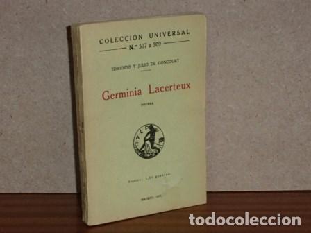 B&uuml;cher: GERMINIA LACERTEUX - Goncourt, Edmundo y Julio