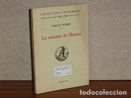 Libri di seconda mano: LA SE&Ntilde;ORITA DE MARS&Aacute;N - Nodier, Carlos
