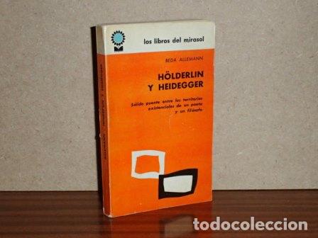 Libros: H&Ouml;LDERLIN Y HEIDEGGER - Allemann, Beda