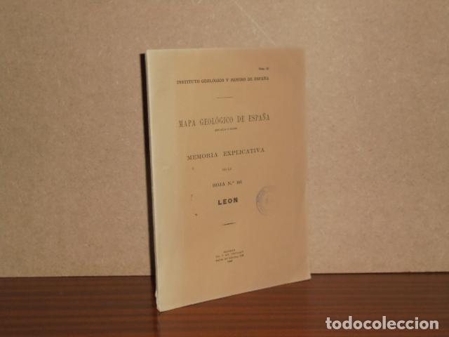 Livres: MAPA GEOL&Oacute;GICO DE ESPA&Ntilde;A - MEMORIA EXPLICATIVA DE LA HOJA N&ordm; 161 - LE&Oacute;N - VV. AA.