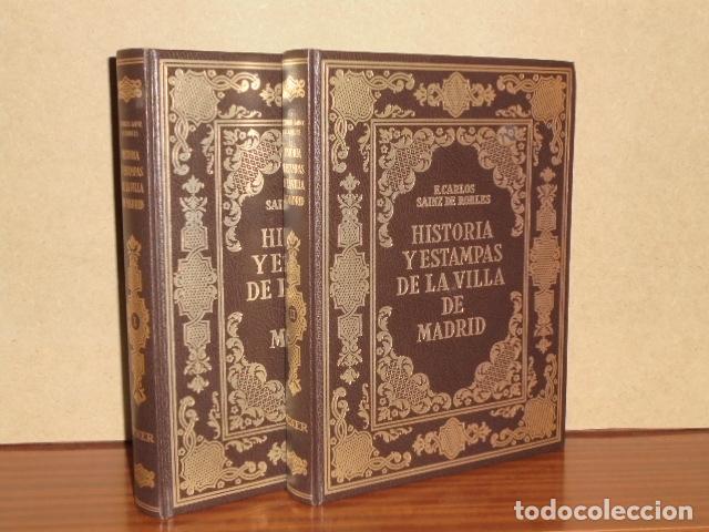 Libri di seconda mano: HISTORIA Y ESTAMPAS DE LA VILLA DE MADRID I y II (Dos tomos) Edici&oacute;n facs&iacute;mil - Sainz de Robles, Fed