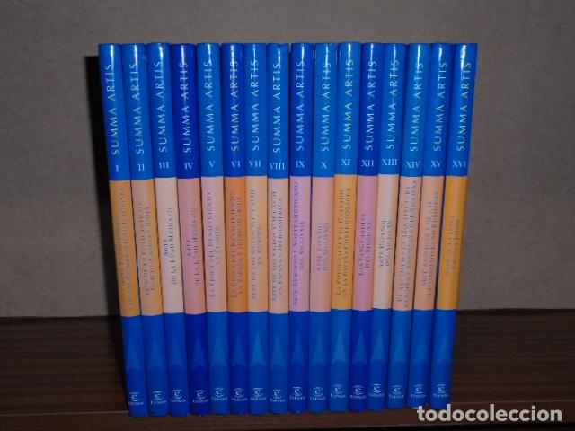 Libri di seconda mano: SUMMA ARTIS - Historia general del Arte - ANTOLOG&Iacute;A - 16 TOMOS XVI - VV. AA. - Selecci&oacute;n de textos d
