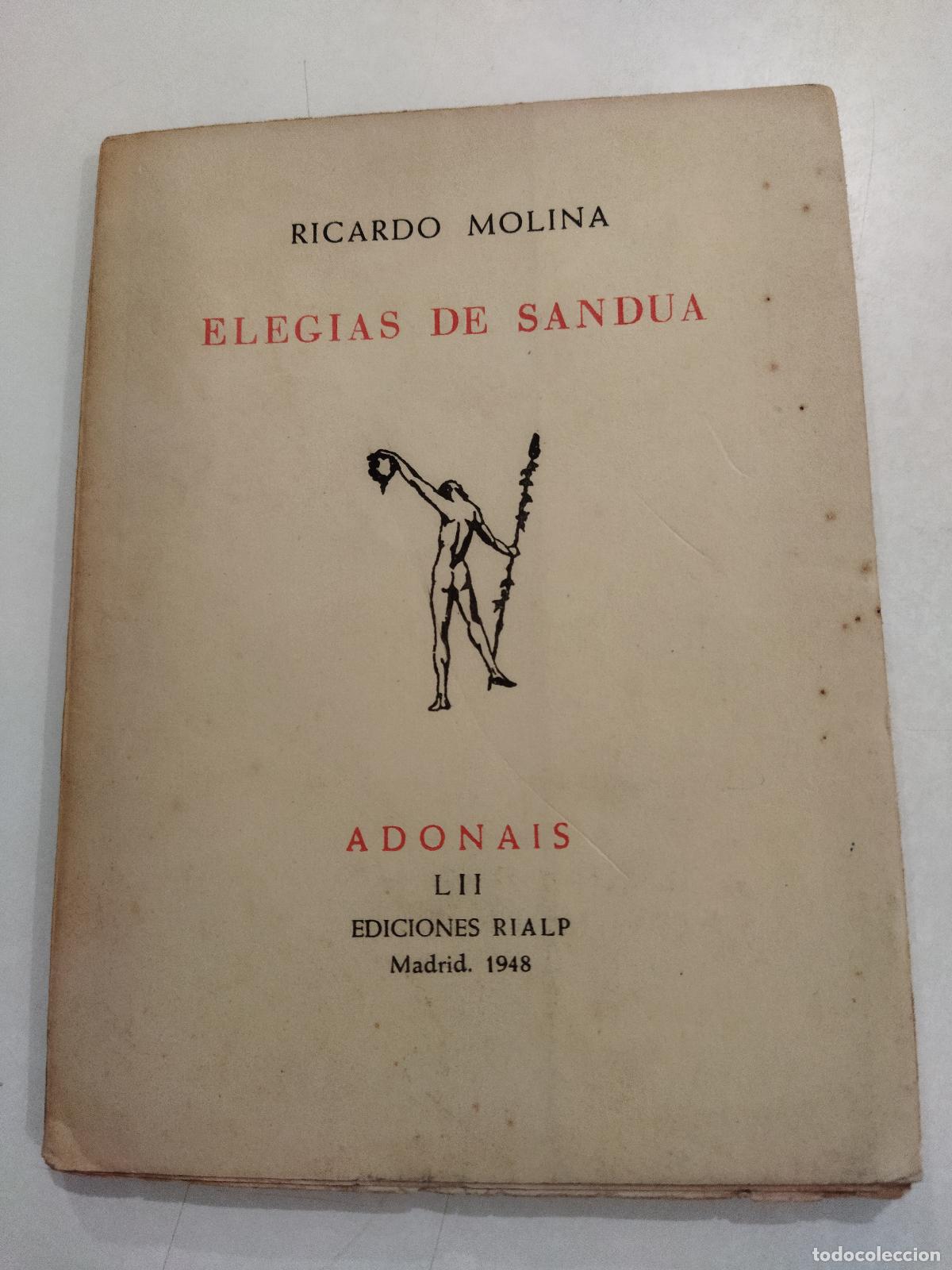Libros: ELEGIAS DE SANDUA - MOLINA, RICARDO