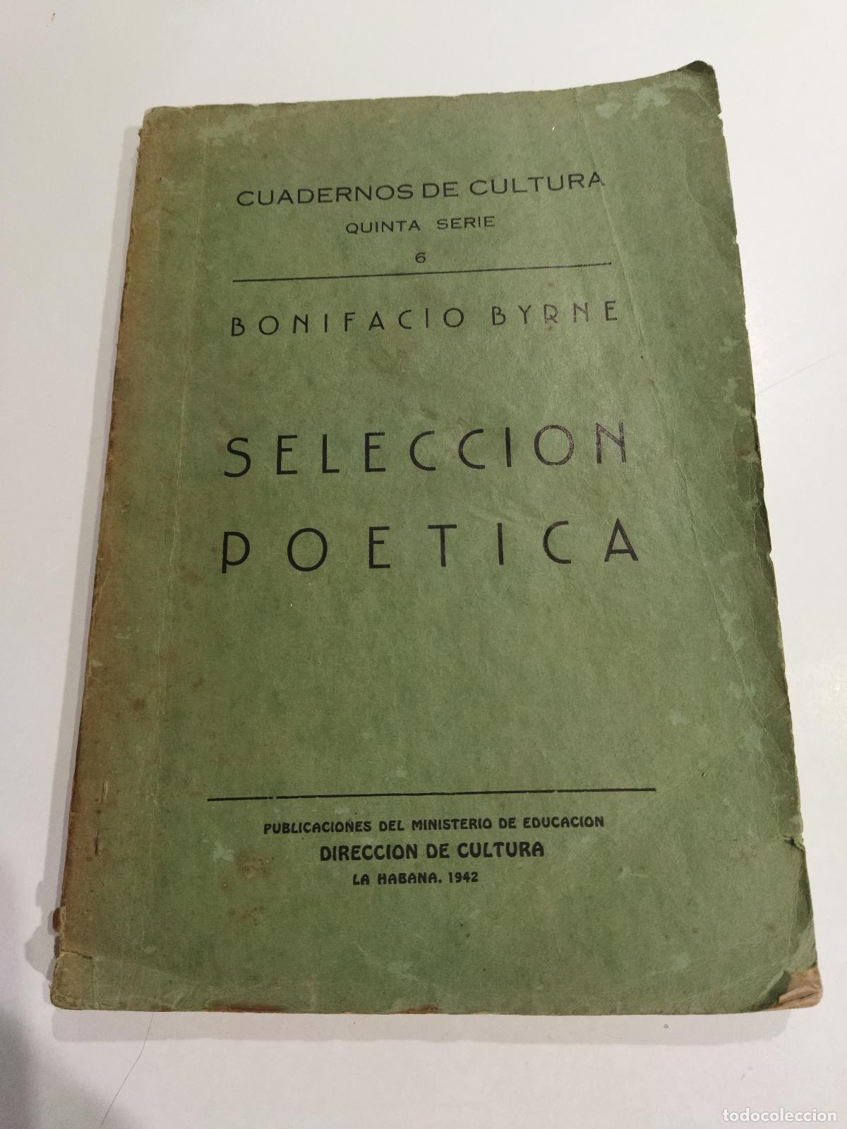 Libros: SELECCION POETICA - BYRNE, BONIFACIO