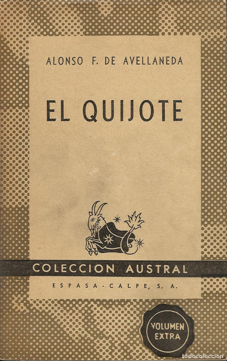 books: EL QUIJOTE - FERNANDEZ DE AVELLANEDA, ALONSO