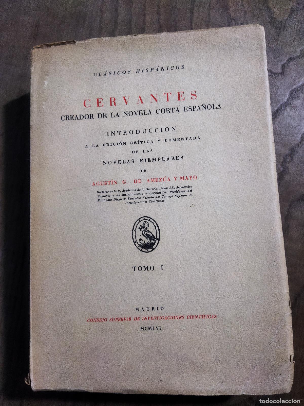 Libros: CERVANTES (intonso) - AMEZ&Uacute;A Y MAYO , AGUST&Iacute;N G. DE