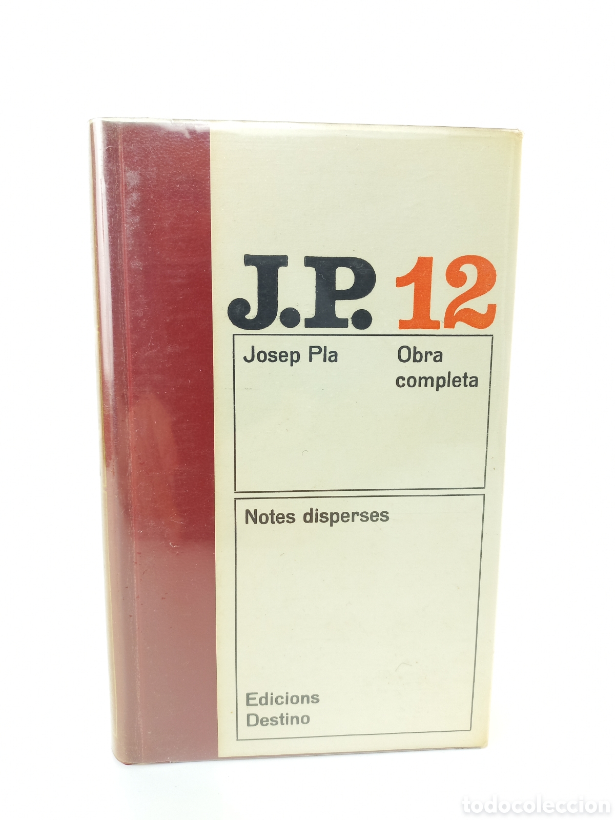 Libros: Notes disperses. Josep Pla. Destino, obra completa, primera edici&oacute;n, 1969. Catal&aacute;n.