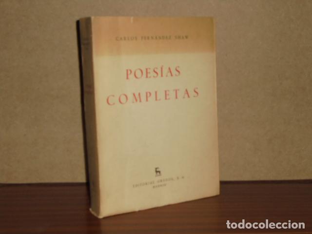 Libri di seconda mano: POES&Iacute;AS COMPLETAS - Fern&aacute;ndez Shaw, Carlos