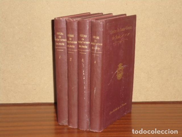 Libri di seconda mano: OBRAS DE SANTA TERESA DE JES&Uacute;S - 4 tomos - Santa Teresa de Jes&uacute;s