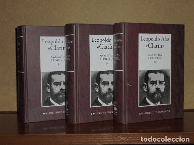 Libros: NARRATIVA COMPLETA I - II - III (Tres tomos 3) - Clar&iacute;n, Leopoldo Alas