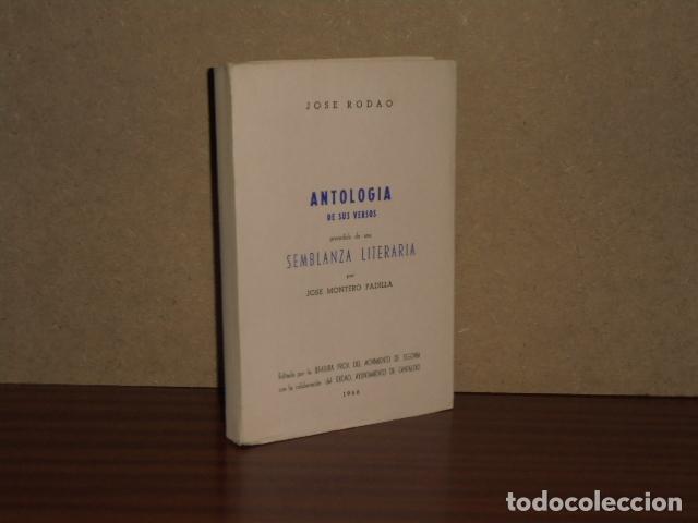 B&uuml;cher: ANTOLOG&Iacute;A DE SUS VERSOS - Precedida de una semblanza literaria por Jos&eacute; Montero Padilla - Rodao, Jos