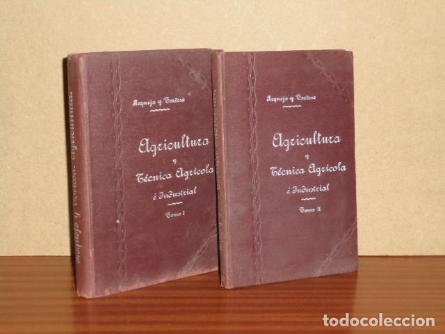 Libros: ELEMENTOS DE AGRICULTURA Y T&Eacute;CNICA AGR&Iacute;COLA E INDUSTRIAL I y II (Dos tomos) - Requejo, Federico - Ma