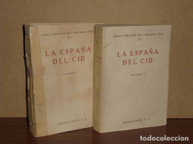 B&uuml;cher: LA ESPA&Ntilde;A DEL CID - 2 tomos - Men&eacute;ndez Pidal, Ram&oacute;n