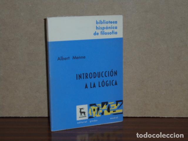 Libri di seconda mano: INTRODUCCI&Oacute;N A LA L&Oacute;GICA - Menne, Albert