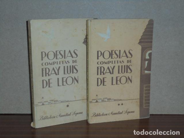 Libri di seconda mano: POES&Iacute;AS COMPLETAS I y II (Dos tomos) - Fray Luis de Le&oacute;n
