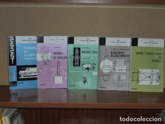 Livres: SERIE T&Eacute;CNICA DEL AUTOM&Oacute;VIL - 5 TOMOS - Tecnolog&iacute;a del autom&oacute;vil - Motores de gasolina - Motores di&eacute;