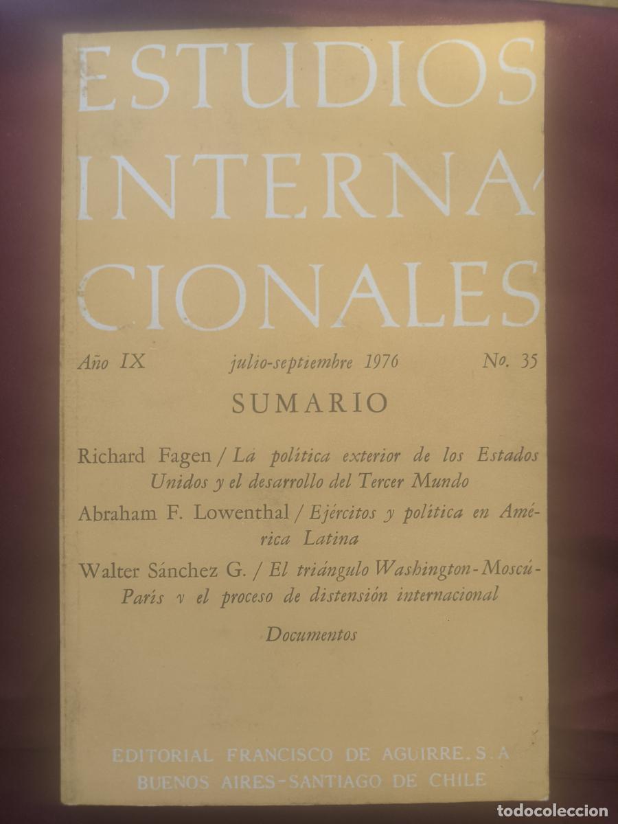 Libros: Estudios Internacionales. Revista del Instituto de Estudios Internacionales de la Universidad de Chi