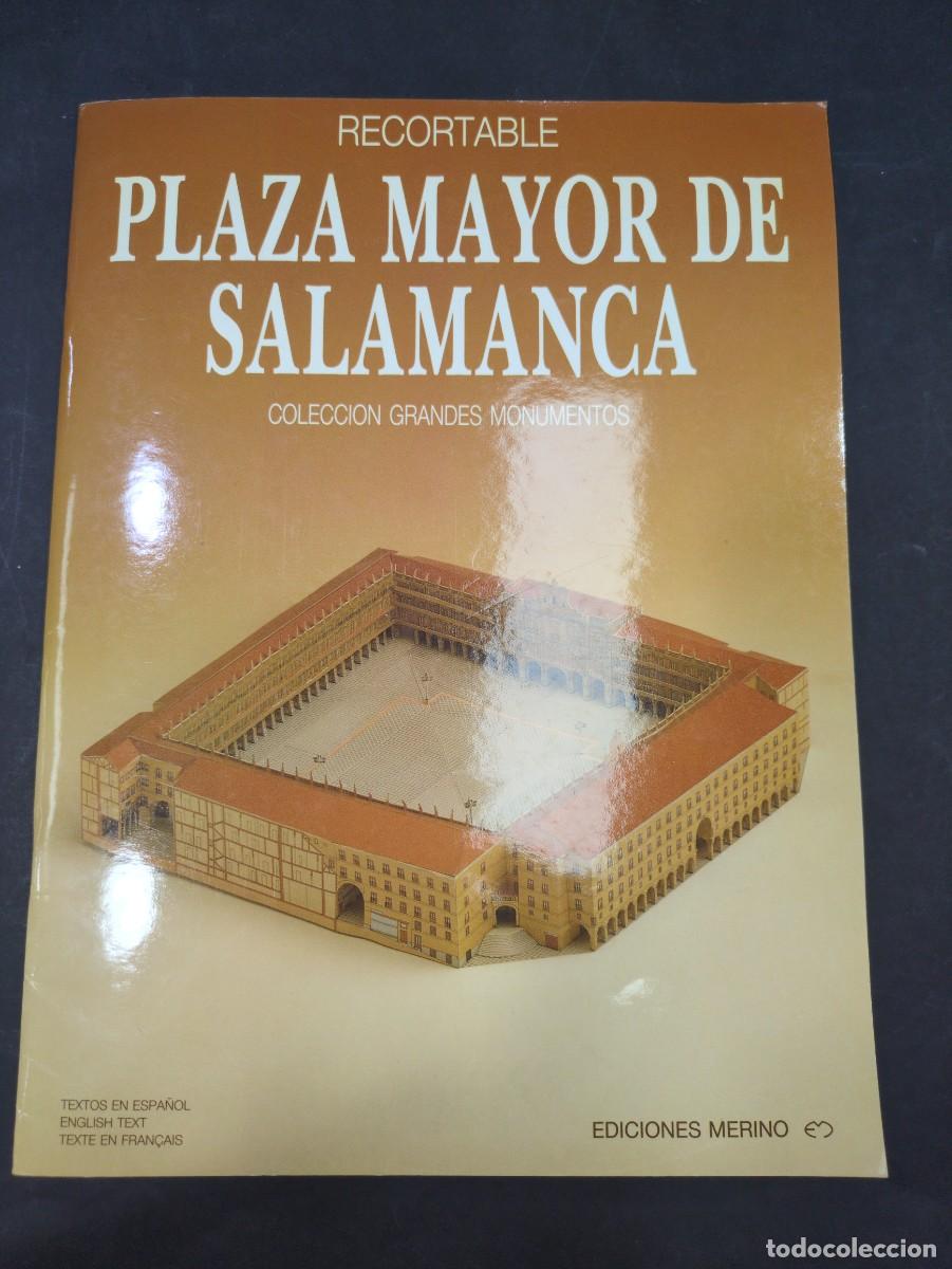 Libros: RECORTABLE PLAZA MAYOR DE SALAMANCA MERINO EXCELENTE ESTADO