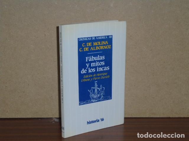B&uuml;cher: F&Aacute;BULAS Y MITOS DE LOS INCAS - Molina, C. de - C. de Albornoz