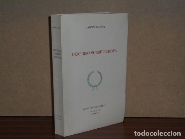 Libros: DISCURSO SOBRE EUROPA - Laguna, Andr&eacute;s