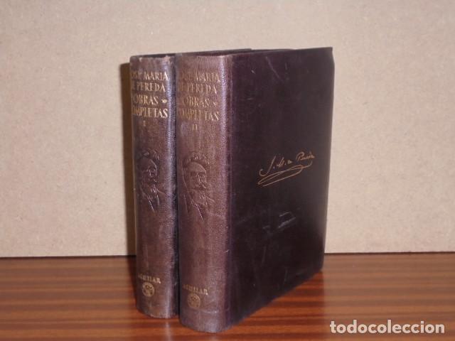 B&uuml;cher: OBRAS COMPLETAS I y II (Dos tomos) - Pereda, Jos&eacute; Mar&iacute;a de
