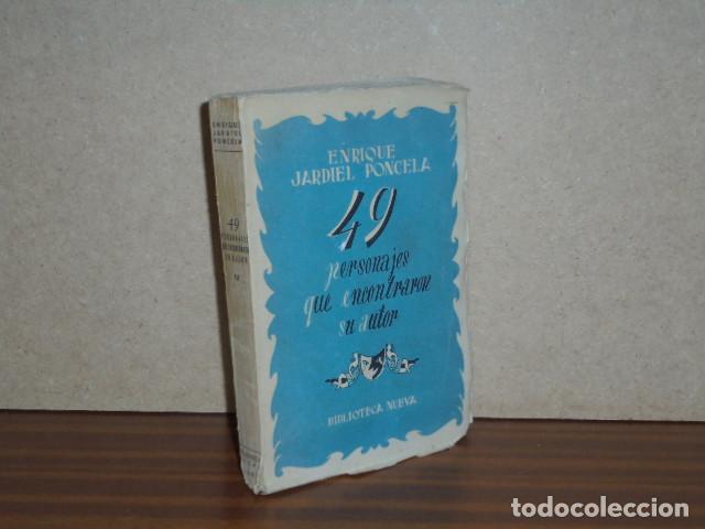 Libri di seconda mano: 49 PERSONAJES QUE ENCONTRARON SU AUTOR - Jardiel Poncela, Enrique