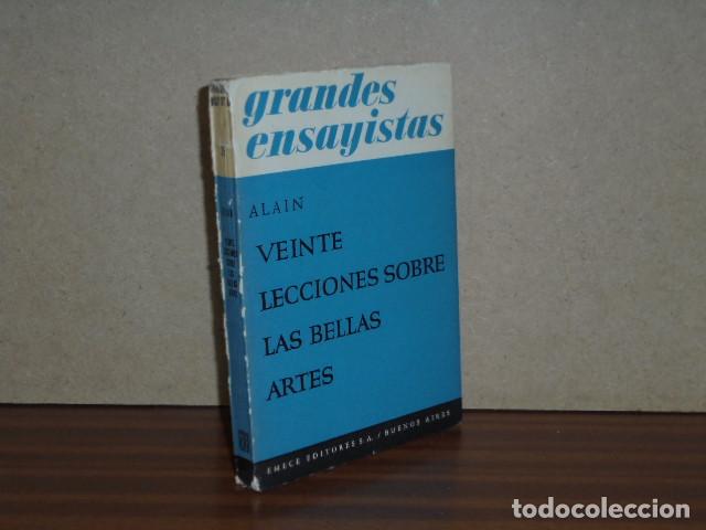 Livres: VEINTE LECCIONES SOBRE LAS BELLAS ARTES - Alain