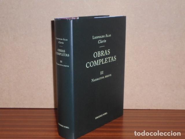 B&uuml;cher: OBRAS COMPLETAS III - NARRATIVA BREVE - Clar&iacute;n, Leopoldo Alas