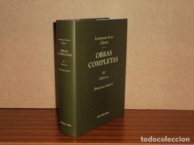 Libri di seconda mano: OBRAS COMPLETAS IV - CR&Iacute;TICA (Primera parte) - Clar&iacute;n, Leopoldo Alas