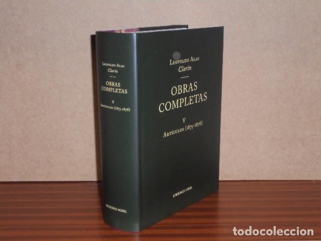 B&uuml;cher: OBRAS COMPLETAS V - ART&Iacute;CULOS (1875-1878) - Clar&iacute;n, Leopoldo Alas